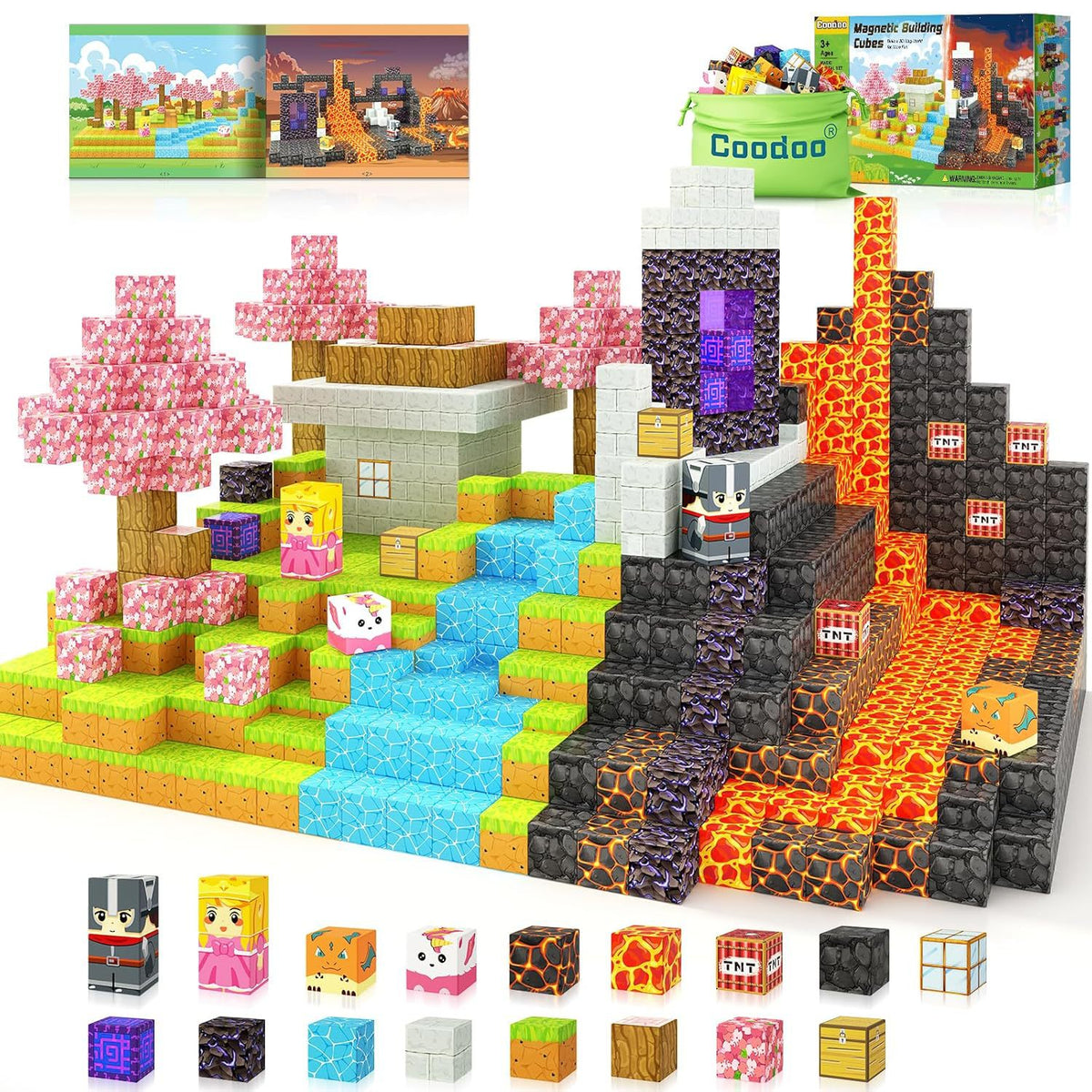 Magnetic Building Blocks Themed Sets