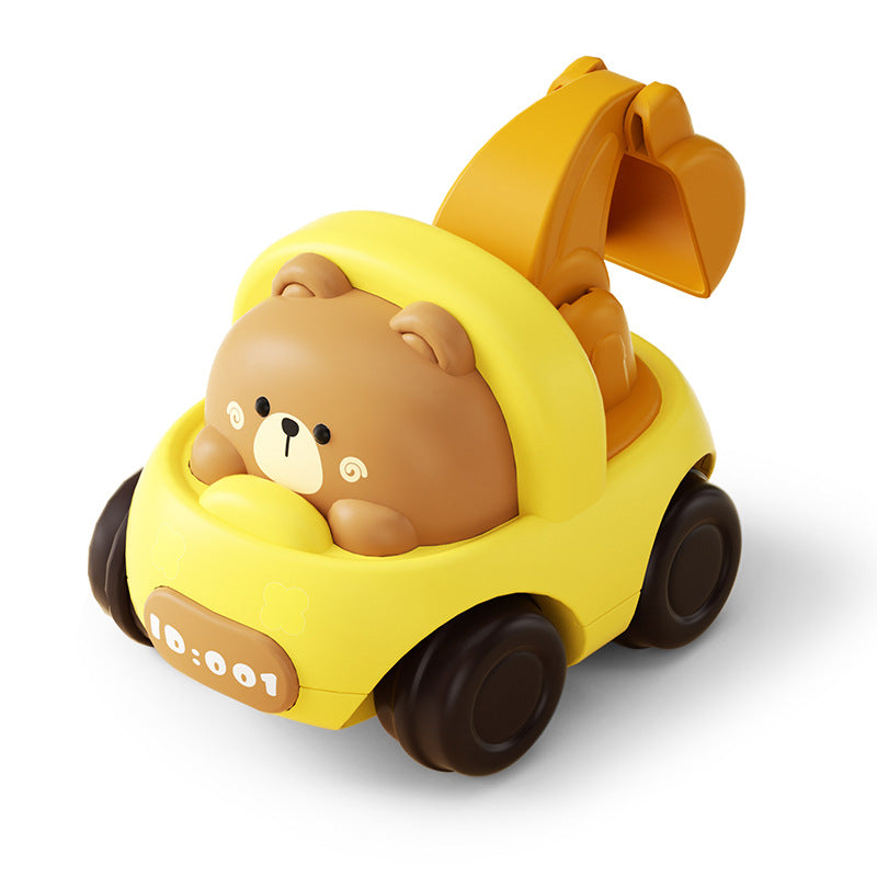 Cute Animal Engineering Vehicle Toy